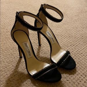 Jimmy Choo Dochas Embellished Ankle Strap Sandal